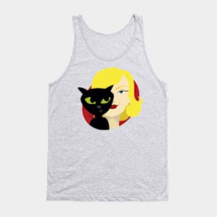 Cat lady Marylin Tank Top